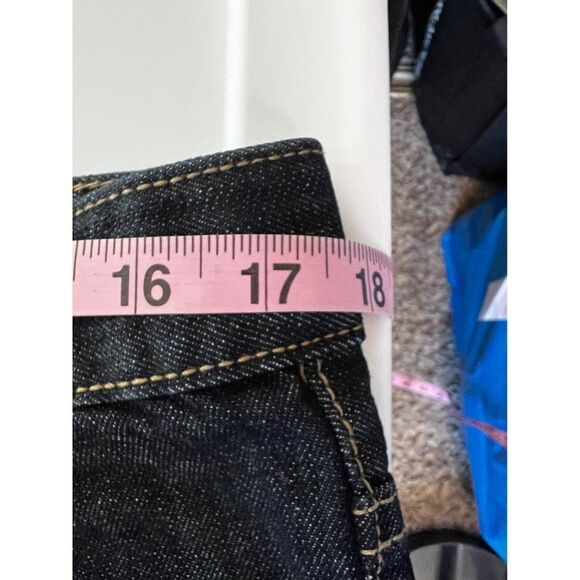 Inc. International Concepts Barcelona Relaxed Fit Blue Jeans. Dark Wash. Size 32 - Picture 6 of 10